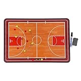Basketball-Klemmbrett für Trainer, Magnetisches Basketball-Coaching-Board, Doppelseitiges Design,...