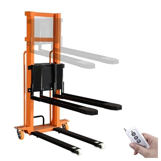 1300 lb Electric Pallet Stacker 63" Lift