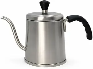 Gooseneck Kettle - 1.5 Quart Stainless Steel Pour Over Coffee Kettle, Made in Japan