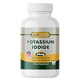 Potassium Iodide 65 mg Per Serving - Dietary Supplement, Thyroid Support - 2 Months Supply - Non -GM