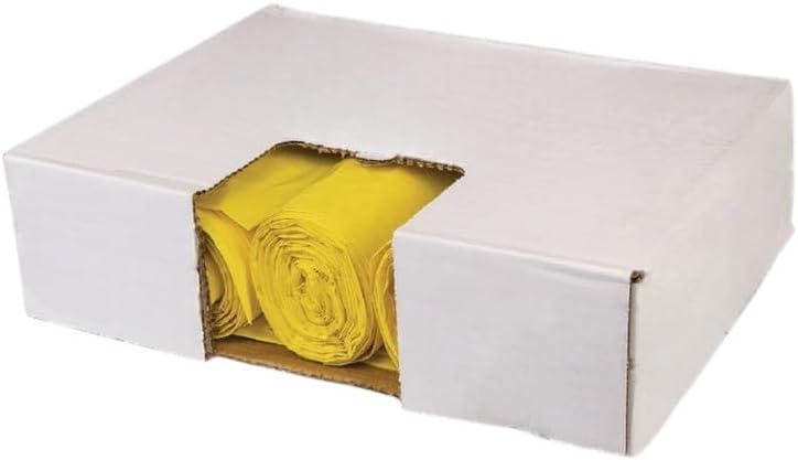 For Inteplast Group BR3043SPY Low-Density Can Liners - Yellow 25 Bags/RL 6-RL/CT Model-C8P8-13611
