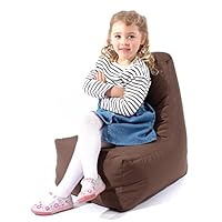 HH Home Hut Kids Bean Bag Chair Gaming Chair Beanbag Indoor & Outdoor Garden Big Arm Chair (Brown)