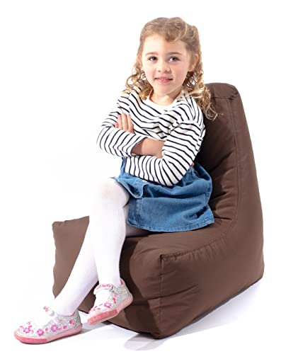 HH Home Hut Kids Bean Bag Chair Gaming Chair Beanbag Indoor & Outdoor Garden Big Arm Chair (Brown)