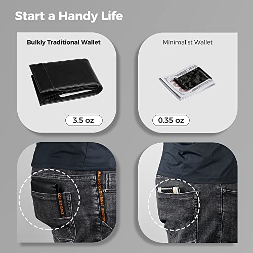 Monocarbon Forged Carbon Fiber Money Clip Men's Slim Front Pocket Wallet Minimalist Money Clip Wallets Credit Card Holder[2 Year Warranty] #TOP5