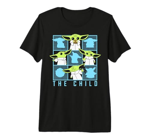 T-shirt Star Wars The Child en coton premium à finitions haut de gamme
