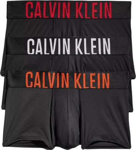 Calvin Klein Intense Power Mirco 3-Pack Low Rise Trunk, Black