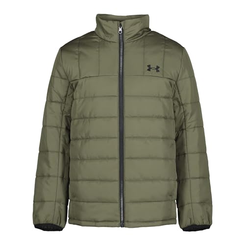 Image of Under Armour Boys' Westward 3-in-1 Jacket, Removable Quilted Liner & Hood, Windproof & Water Repellant