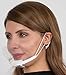Produktbild m®Mayda Visier Mundschutz Gesichtsschutz Face Shield - 5 stück Plastik Gesichtsschild für Restaurant Hotel Kellner Chefkoch Schönheitssalons - Durchsichtige Gesichtsvisier (5X Halter+10 Visiere)