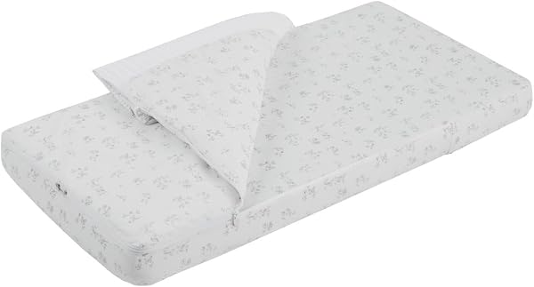 Cambrass - Saco Cuna nórdico con Cremallera - Ropa de Cuna Ajustable con Gomas - Saco de Dormir bebé desenfundable Sirve Tanto para Verano como para Invierno - Merlo crudo 60x120x3 cm - 2