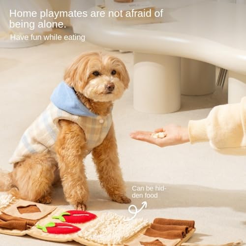 EJASBYUFB Brinquedos para cheirar almofadas para cheirar cachorro vazamento quebra-cabeça gato anima