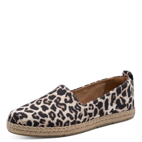 Tamaris Damskie Damskie 1-24624-46 Sandały Cage Espadryl, Lampart, 39 EU