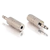 Einfaches Anpassen eines 3,5-mm-Stereo-Steckers auf einen 3,5-mm-Mono-Stecker. Bitte beachten Sie: Dieser Adapter erzeugt keinen Stereoton