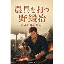 急ぎ打った鎌で人を死なせ刀鍛冶をやめた野鍛冶ですが、火床で貸し農具を打ち続けたら、常連の若い百姓が自ら鎚を握り農具を掛けました 常連の札が掛かる店 (C-Trap LIGHT)