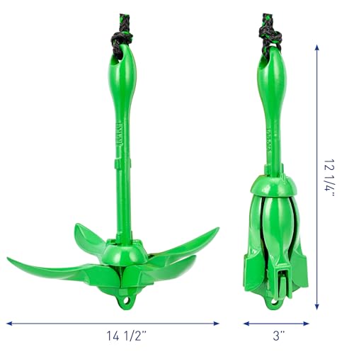 Kit d'ancrage grappin 1,6 kg pour sécuriser votre petit bateau - 2