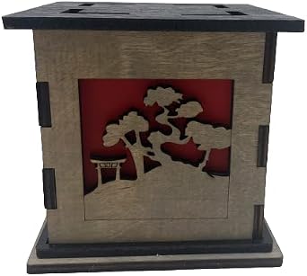 Japanese Scenery Light Box | Japan Landscape Bedside Lamp | Nerdy Night Light | Shelf Decor for the Anime Fan
