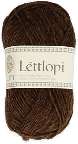 Álafoss 1522-0867 Garn, Chocolate Heather, 50g/1.75oz. 100m/109yd