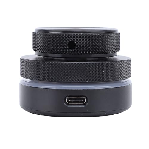 Bouton de Commande RVB Personnalisable avec 3 Modes de Connexion pour, MacOS, et IOS, Contrôleur de Bouton en Alliage D'aluminium pour Raccourcis Multimédia et Logiciels, USB C Filaire, Noir