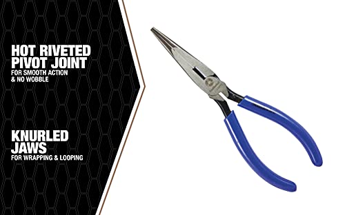 Southwire Lnp7D Long-Nose Pliers With Side Cutter And Dipped Handles, 7-Inch #TOP4