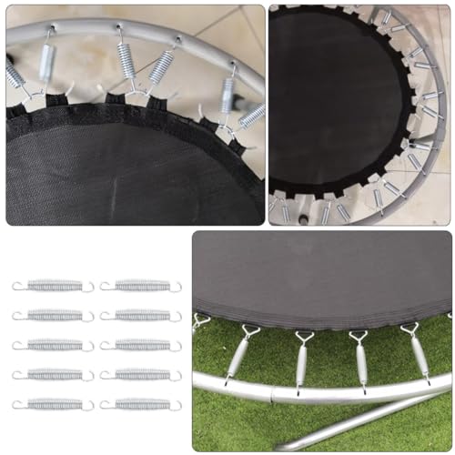 Ressorts de trampoline à meilleure capacité de charge, fil d'acier plus large et léger - 3