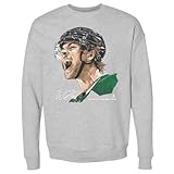 500 LEVEL Wyatt Johnston Dallas Scream Crewneck Sweatshirt (Heather Gray, Small)