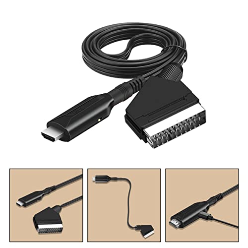Adaptador de video y audio Scart con USB para solucionar fallos de imagen en VCR 7