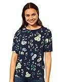 Cecil Damen B317841 Florales Sommershirt, deep Blue, M