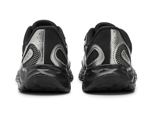 New Balance Women's Fresh Foam Arishi V4 Tiralux Running Shoe, Black, 8