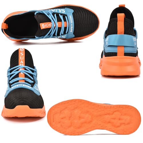 Image of SUADEX Steel Toe Shoes for Men Women Indestructible Work Safety Sneakers