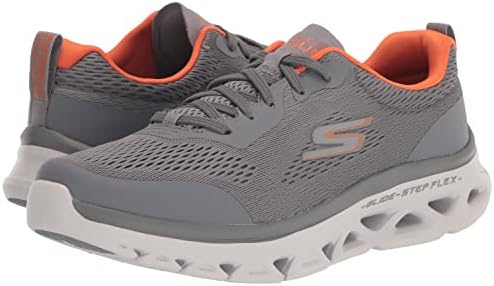 Skechers mens Gorun Glide-step Flex - Athletic Workout Running Walking Shoes With Air Cooled Foam Sneaker, Charcoal/Orange, 10.5 US | Image 6