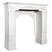 Produktbild Kaminkonsole SHABBY weiß antik Kaminumrandung aus Holz mit Ornamenten Landhaus
