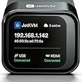 BitPC JetKVM IP KVMスイッチ コンピュータリモートコントローラー オー プンソース IPベース管理 IP-KVMデスクトップコントロール lP/MAC/HDMl/USBステータスLCD USB-C(電源/キーボード/マウス) Mac・Windows・Linuxシステムに対応(日本語の取扱説明書付き)(ご製品の使用方法のビデオはメイン画像の後に続き)