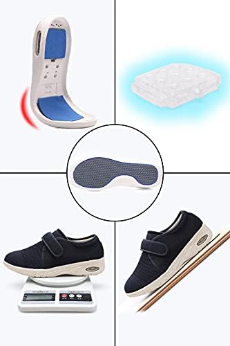 Miniatura 3 de Yibobay Diabetic Shoes for Women Width X-Wide Shoe for Elderly Women Wide Shoes for Women Walking Shoes Adjustable Closure Breathable Lightweight