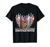 National Native American Heritage Month Heart Watercolor T-Shirt