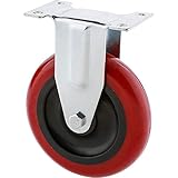 Steelex D2606 5-Inch 300-Pound Fixed Polyurethane Plate Caster