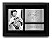 HWC Trading Bruce Lee A4 Enmarcado Regalo De Visualización De Fotos De Impresión De Imagen Impresa Autógrafo Firmado por Martial Arts Enter The Dragon Los Aficionados Al Cine