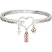 Heirloom Finds Love the Lord Heart Charm Stretch Bracelet Matthew 22:37