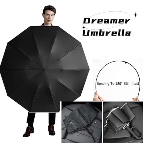 Erised'S Bifrost EB7-0033-US Inverted Reverse Golf Umbrella 10 Ribs Travel Folding Lightweight Compact Portable Backpack Outdoor,Sun/Rain,Anti 99 Uv Protection Upf 50 thumb #6