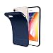 Produktbild JT Berlin BackCase Pankow Soft Silikon Hülle für das Apple iPhone SE (2020) / 8 / 7 / 6S in blau [Qi kompatibel, Strukturierte Oberfläche, 1,0m getesteter Fallschutz, Verstärkte Ecken] - 10471