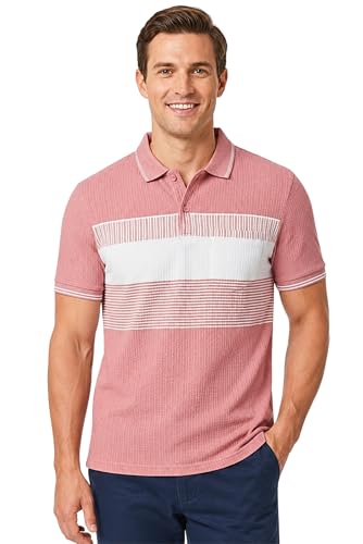 Image of SANE ORIGINALS Polo T-Shirt for Men with Pocket || Striped Polo for Men