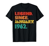Photo Gallery legend since january 1962 men women january 1962 vintage maglietta Photo Gallery legend since january 1962 men women january 1962 vintage maglietta
