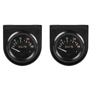 Ohewiiuk 2Stück 7501 LED Öltemperaturanzeige