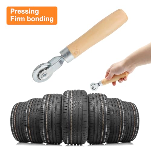 APOMOONS 3 Andrückrolle und 2 Fäustling, Silikon Rolle Handdruck Roller Andrückwalze Tapetenroller Andrückrolle Nahtroller Sound Deadening Roller Andruckrolle Werkzeug für Kantenumleimer, Verschweißen