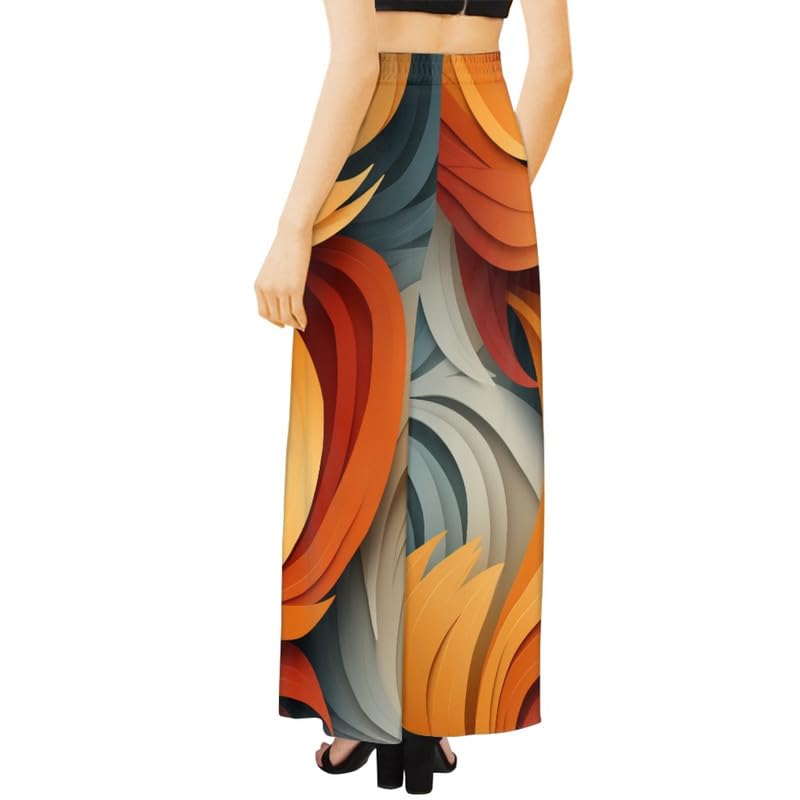 Blood Splatter Women's High Waist Pants Colorful Colorblock Beach Palazzo Long Pant Polka Dot Lounge Pant Trouser4