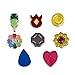 Pocket Monster Generation 1 Kanto Region Gym Badge Collection Box Set of 8PCS, Gift for Boy and Girls