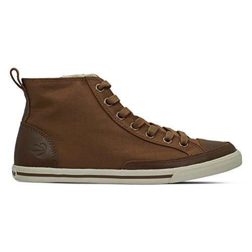 Burnetie Men's Light Brown Solid Plaid High Top Vintage Sneaker 13 M Us #TOP1