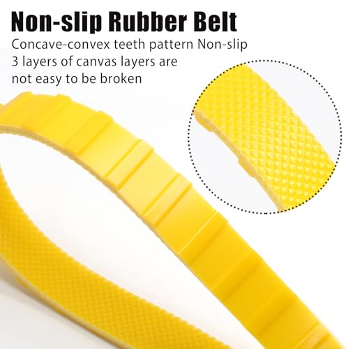 Coufce 9\" Belt Strap Wrench Rubber Adjustable Wrench Oil Filter Wrench Plumbers Universal Spanner, Drain Sewer Cap, Sink Pliers, Nut Shower Head, PVC Pipe Joints, Valve Removal, Water Filter