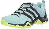 adidas Outdoor Terrex AX2R Kids Hiking Shoe Boot, Clear Mint/Carbon/hi-res Yellow, 5 Child US Big