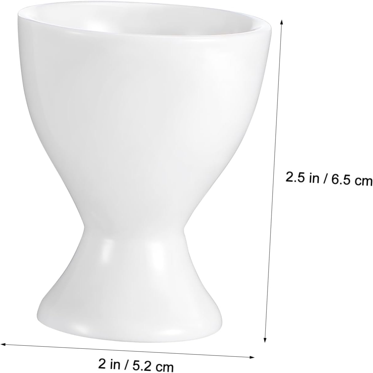 4pcs Ceramic Egg Cups Elegant Holders for Hard Boiled Eggs Charming Design for Kitchen Use Effortless Cleaning and Convenient Serving for Family Breakfasts Brunches