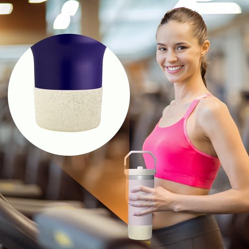 Wahijihe 4Pcs Silicone Bottle Boot, Bottom Protector Compatible with Most Water Bottles (Flash)