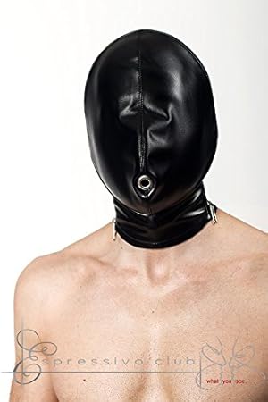 Amazon.com : Sensory deprivation leather mask with Leather lined 